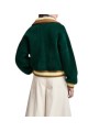 GILET DOUX VERT COL PERLE JAUNE CAMEL KAMORE K1FW ESSENTIEL ANTWERP Strasbourg Fashion bouique mode vêtement d