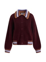 GILET DOUX BORDEAUX COL PERLE BLEU CAMEL KAMORE K2WN ESSENTIEL ANTWERP Strasbourg Fashion f