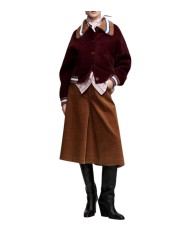 GILET DOUX BORDEAUX COL PERLE BLEU CAMEL KAMORE K2WN ESSENTIEL ANTWERP Strasbourg Fashion l