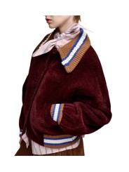 GILET DOUX BORDEAUX COL PERLE BLEU CAMEL KAMORE K2WN ESSENTIEL ANTWERP Strasbourg Fashion z