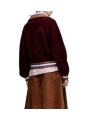 GILET DOUX BORDEAUX COL PERLE BLEU CAMEL KAMORE K2WN ESSENTIEL ANTWERP Strasbourg Fashion d