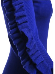 PULL COL ROULE VOLANTS MANCHES BLEU ROI KITTY K1II ESSENTIEL ANTWERP Strasbourg Fashion boutique vêtement mode d