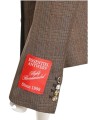 Veste fit prince de galles brun bleu boutons bijoux KARINA Essentiel Antwerp Femme K2CG zoom