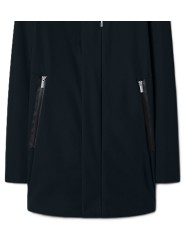 Trench doublé velours capuche Blue Black Thermo 26045 60 RRD Roberto Ricci Design homme boutique Strasbourg shop vêtement zoom