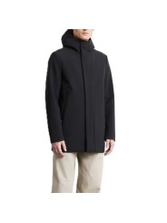Trench doublé velours capuche Blue Black Thermo 26045 60 RRD Roberto Ricci Design homme boutique Strasbourg shop vêtement front
