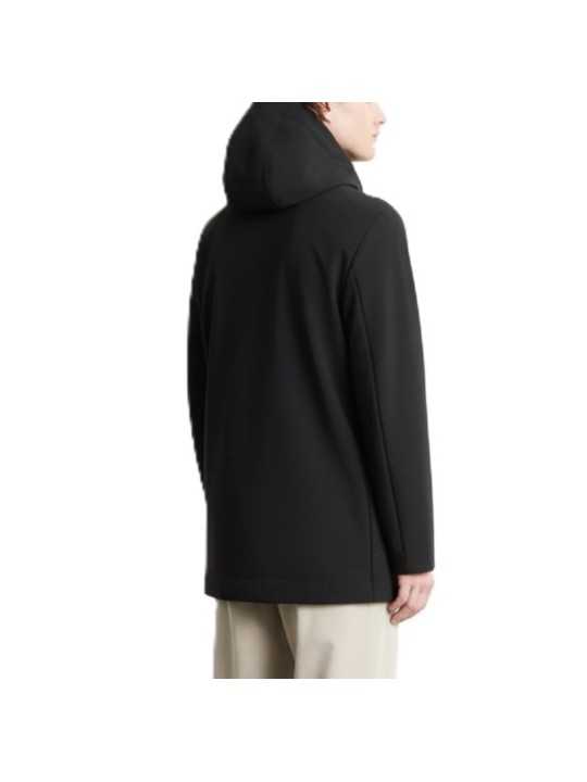 Trench doublé velours capuche Blue Black Thermo 26045 60 RRD Roberto Ricci Design homme boutique Strasbourg shop vêtement back