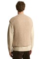 Veste sans manche Carter boutons beige alpaga 622838 9402 Montagut Homme boutique Strasbourg vêtement shop store dos