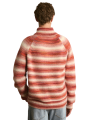 Pull col camioneur rayé écru orange Caramelo 622835 9422 Montagut Homme boutique Strasbourg vêtement shop dos