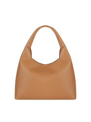 Sac cuir eco grainé porté épaule daino camel Elisabetta Franchi Femme BS23A 7270 AI6 boutique Strasbourg shop store bag 2