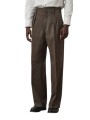PANTALON TAUPE LARGE PATTES TAILLE PASSANT BAS M1R A270 W02207 73 face