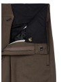 PANTALON TAUPE LARGE PATTES TAILLE PASSANT BAS M1R A270 W02207 73 détail 1