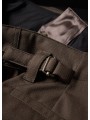PANTALON TAUPE LARGE PATTES TAILLE PASSANT BAS M1R A270 W02207 73 détail 2