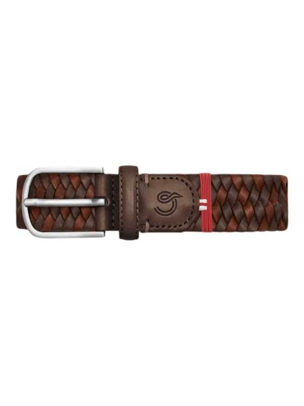 CEINTURE TRESSEE BOLOGNA LEATHER MULTI BROWN LA BOUCLE MIXTE L20100560 Strasbourg focus