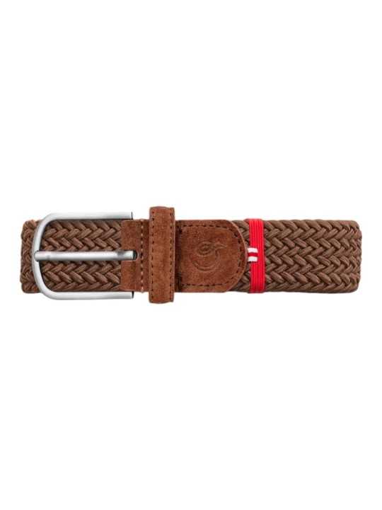 CEINTURE TRESSEE CONNEMARA MONO CARAMEL BROWN LA BOUCLE MIXTE B10100570 Strasbourg focus