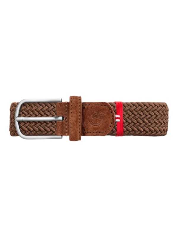 CEINTURE TRESSEE CONNEMARA MONO CARAMEL BROWN LA BOUCLE MIXTE B10100570 Strasbourg focus