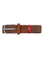 CEINTURE TRESSEE CONNEMARA MONO CARAMEL BROWN LA BOUCLE MIXTE B10100570 Strasbourg focus