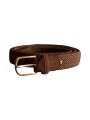 CEINTURE TRESSEE CONNEMARA MONO CARAMEL BROWN LA BOUCLE MIXTE B10100570 Strasbourg focus 1