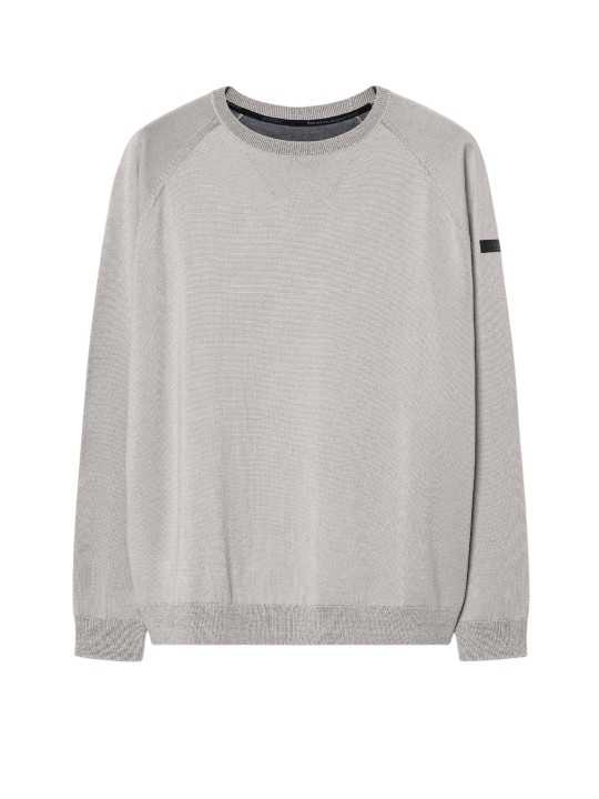 PULL FIN GREIGE COL ROND 26120 85 RRD ROBERTO RICCI DESIGNS HOMME solo