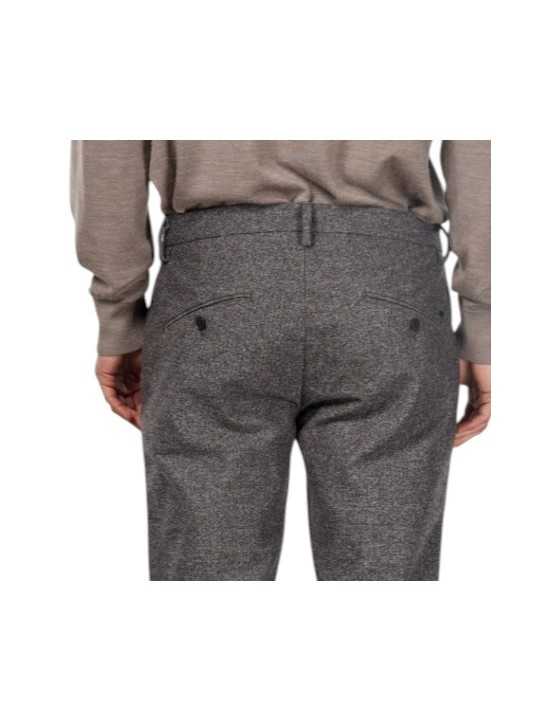 Chino Osaka micro tweed brun écru MTE355 050 Mason's Homme boutique Strasbourg vêtement shop store mode poche