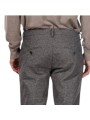 Chino Osaka micro tweed brun écru MTE355 050 Mason's Homme boutique Strasbourg vêtement shop store mode poche