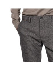 Chino Osaka micro tweed brun écru MTE355 050 Mason's Homme boutique Strasbourg vêtement shop store mode détail