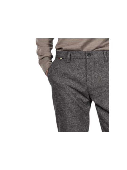 Chino Osaka micro tweed brun écru MTE355 050 Mason's Homme boutique Strasbourg vêtement shop store mode détail