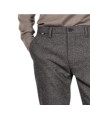 Chino Osaka micro tweed brun écru MTE355 050 Mason's Homme boutique Strasbourg vêtement shop store mode détail