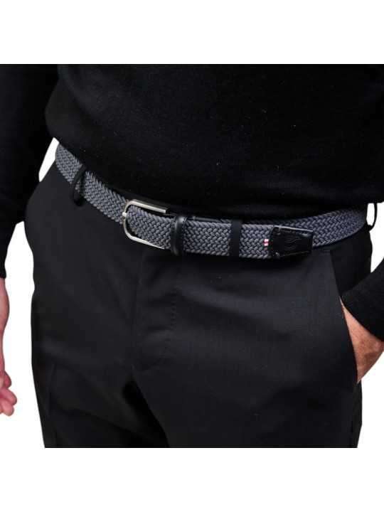 CEINTURE TRESSEE HARVARD MONO ASPHALT GREY LA BOUCLE MIXTE B10100975 Strasbourg taille