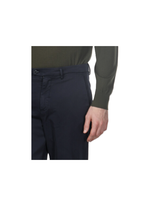 Chino travel New Boston loose navy MBE071 312 Mason's Homme boutique Strasbourg vêtement shop store mode détail
