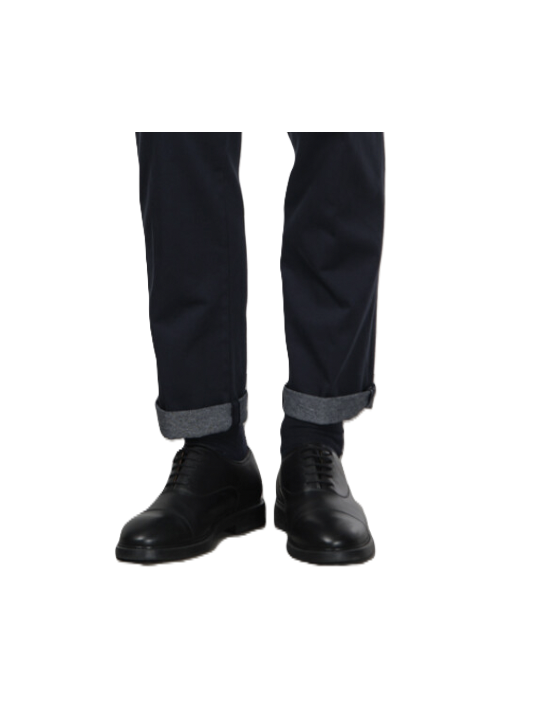 Chino travel New Boston loose navy MBE071 312 Mason's Homme boutique Strasbourg vêtement shop store mode revers