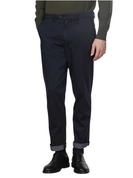 Chino travel New Boston loose navy MBE071 312 Mason's Homme boutique Strasbourg vêtement shop store mode look