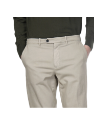 Chino Paris Style toile douce sable coton laine stretch MBE330 594 Mason's Homme boutique vêtement mode store shop zoom