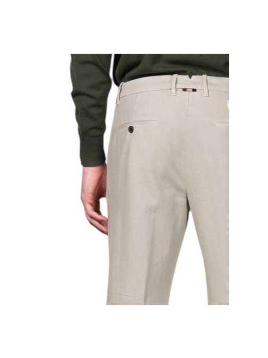 Chino Paris Style toile douce sable coton laine stretch MBE330 594 Mason's Homme boutique vêtement mode store shop détail