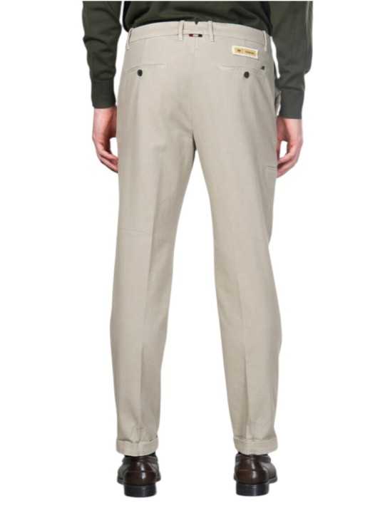 Chino Paris Style toile douce sable coton laine stretch MBE330 594 Mason's Homme boutique vêtement mode store shop back