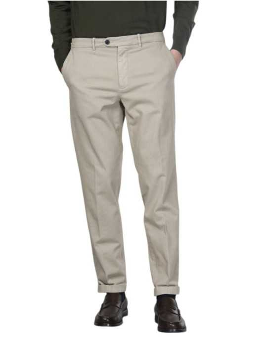 Chino Paris Style toile douce sable coton laine stretch MBE330 594 Mason's Homme boutique vêtement mode store shop look
