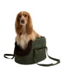 Sac matelassé Dog vert moumoute brun Barbour Dog DAC 0140 OL74 boutique store chien mode shop Strasbourg