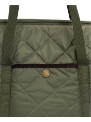 Sac matelassé Dog vert moumoute brun Barbour Dog DAC 0140 OL74 boutique store chien mode shop Strasbourg d