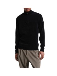 PULL COL CAMIONNEUR VELOURS NAVY 26136 60 RRD ROBERTO RICCI DESIGNS HOMME face