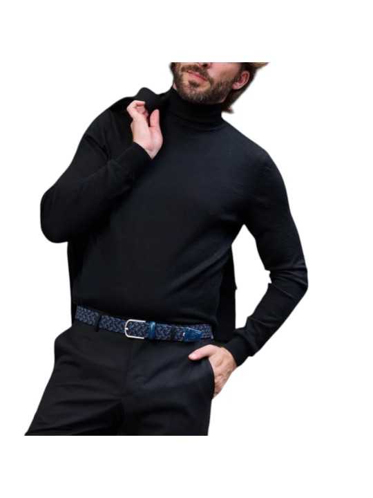 CEINTURE TRESSEE ZURICH TRIO NAVY BLUE BLACK GREY LA BOUCLE MIXTE B30300180 Strasbourg porté CEINTURE TRESSEE ZURICH TRIO NAVY BLUE BLACK GREY LA BOUCLE MIXTE B30300180 Strasbourg porté