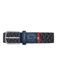 CEINTURE TRESSEE ZURICH TRIO NAVY BLUE BLACK GREY LA BOUCLE MIXTE B30300180 Strasbourg focus