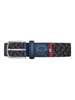 CEINTURE TRESSEE ZURICH TRIO NAVY BLUE BLACK GREY LA BOUCLE MIXTE B30300180 Strasbourg focus