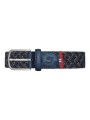 CEINTURE TRESSEE ZURICH TRIO NAVY BLUE BLACK GREY LA BOUCLE MIXTE B30300180 Strasbourg focus CEINTURE TRESSEE ZURICH TRIO NAVY BLUE BLACK GREY LA BOUCLE MIXTE B30300180 Strasbourg focus