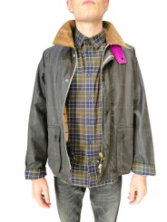 Blouson Paul Smith Transport wax tartan vert bleu Rustic Barbour homme MWX 2611 BR71 femme boutique Strasbourg store vêtement i