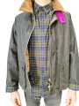 Blouson Paul Smith Transport wax tartan vert bleu Rustic Barbour homme MWX 2611 BR71 femme boutique Strasbourg store vêtement o