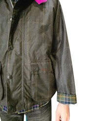 Blouson Paul Smith Transport wax tartan vert bleu Rustic Barbour homme MWX 2611 BR71 femme boutique Strasbourg store vêtement m