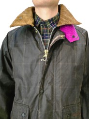 Blouson Paul Smith Transport wax tartan vert bleu Rustic Barbour homme MWX 2611 BR71 femme boutique Strasbourg store vêtement c