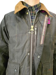 Blouson Paul Smith Transport wax tartan vert bleu Rustic Barbour homme MWX 2611 BR71 femme boutique Strasbourg store vêtement z