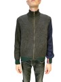 GILET PAUL SMITH PATCH BRUN BLEU VERT BAYA POIGNET MKN 1796 BR37 Barbour homme