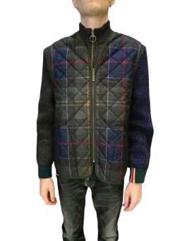 Doublure Liner réversible tartan sage MLI 0064 TN14 Barbour homme boutique Strasbourg mode vêtement store veste front