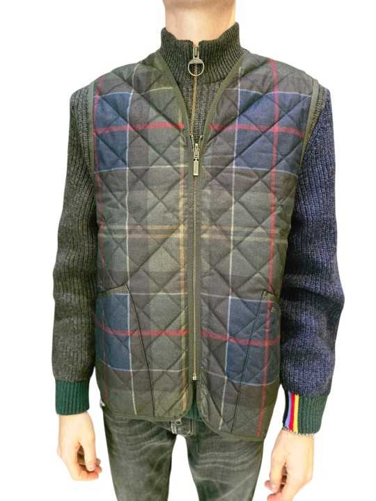 Doublure Liner réversible tartan sage MLI 0064 TN14 Barbour homme boutique Strasbourg mode vêtement store veste look